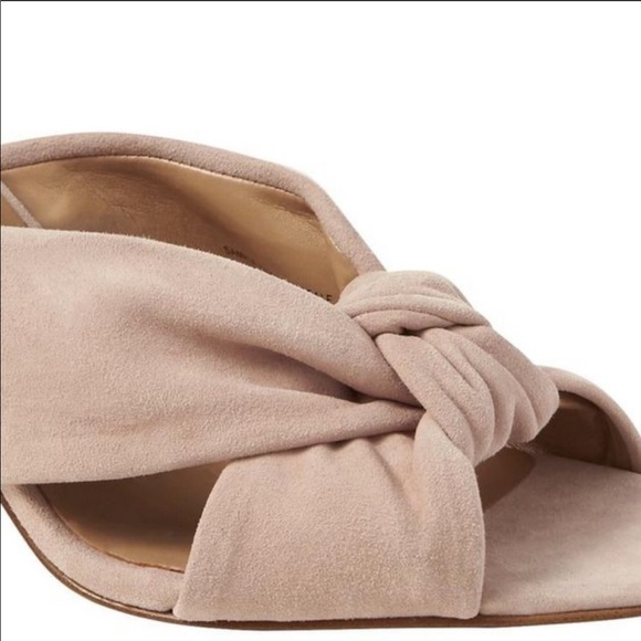 New Banana republic peep toe knot mule - Picture 2 of 5